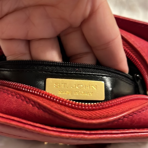 St.John mini red purse - Picture 4 of 12